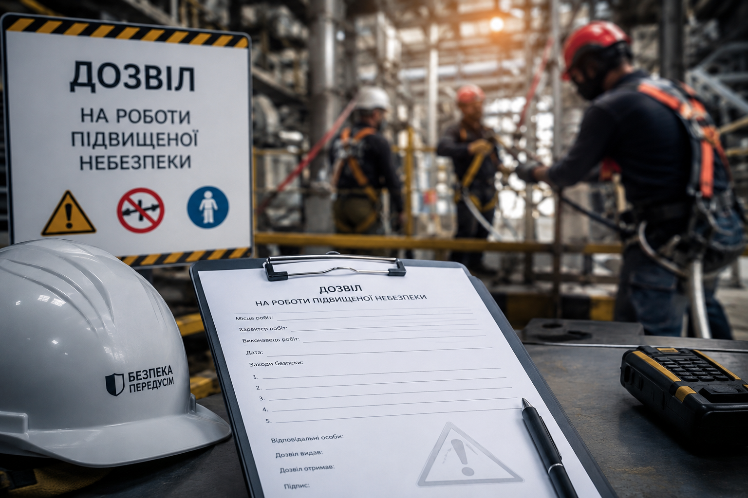дозвіл виконання робіт підвищеної небезпеки
